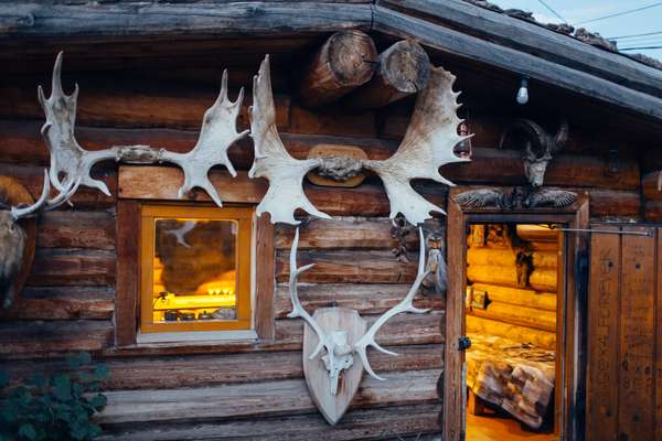 Building near German Arbugaev’s café and tourist camp,10km from Yakutsk