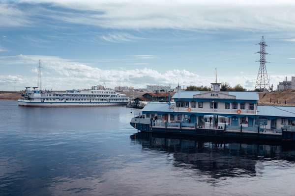 River station in Yakutsk