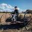 Semi-mechanised hay harvesting