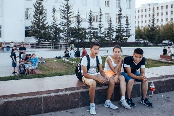 Central square of Yakutsk