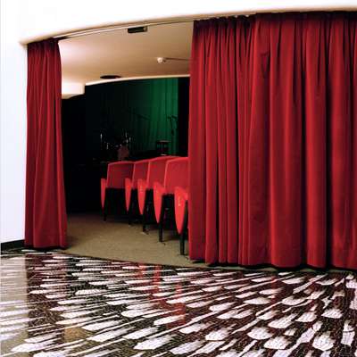 Mosaic floor in Teatro Filodrammatici theatre