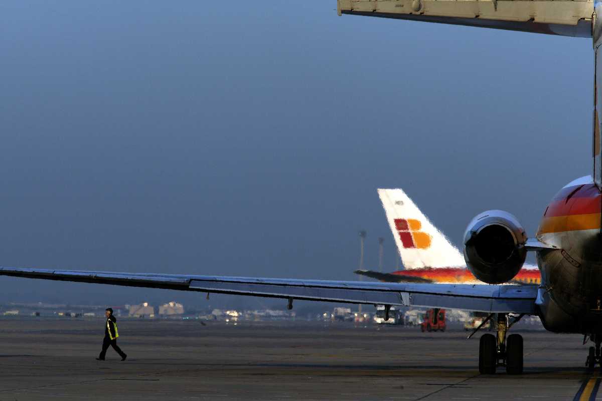 Airline Iberia is based in Madrid, close to Barajas airport