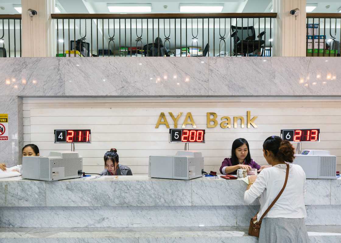 Yangon’s Aya Bank 