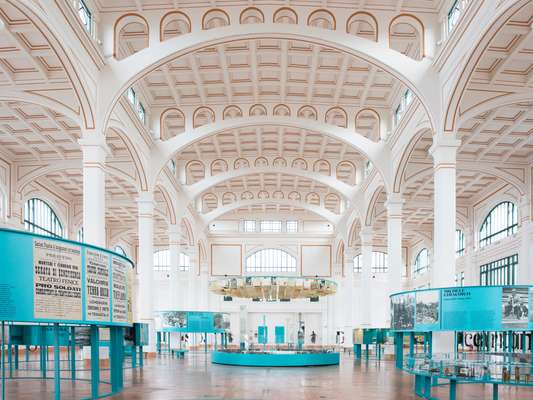 The Salone degli Incanti exhibition hall housed in the former fish market