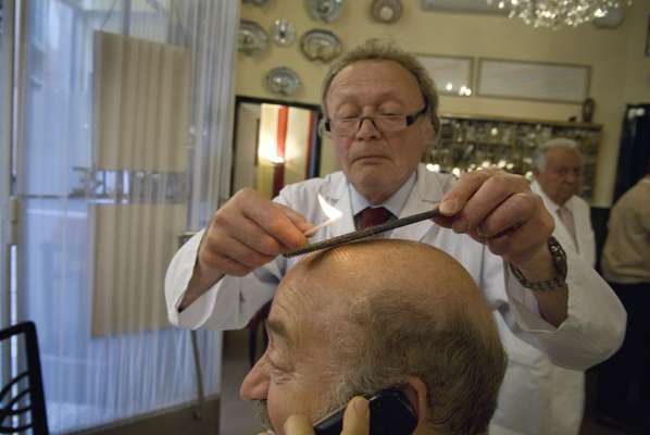 No. 37: Milan barber Franco Bompieri