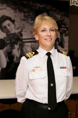 Lieutenant Commander Barb Woodruff, senior military recruiting officer
