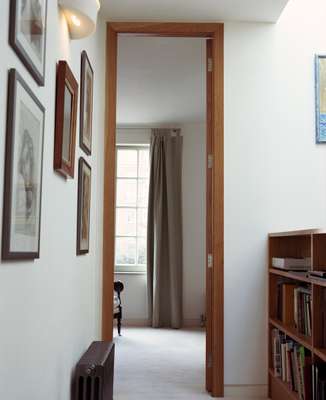 Tall doorways add space at Logan Mews