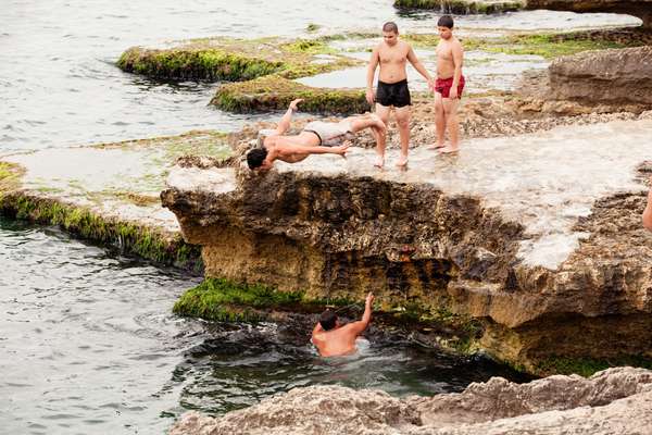 Divers at the Corniche