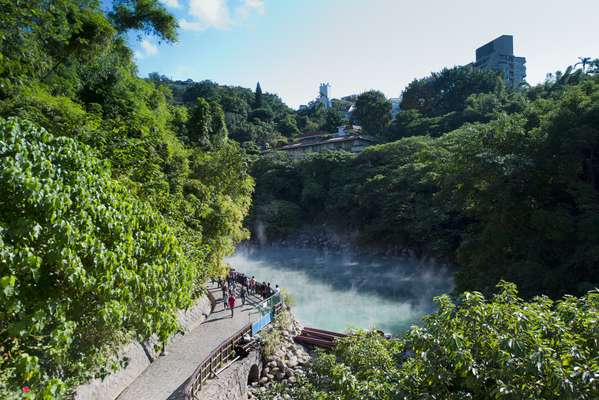 Beitou's hot springs draw tourists from all over Asia