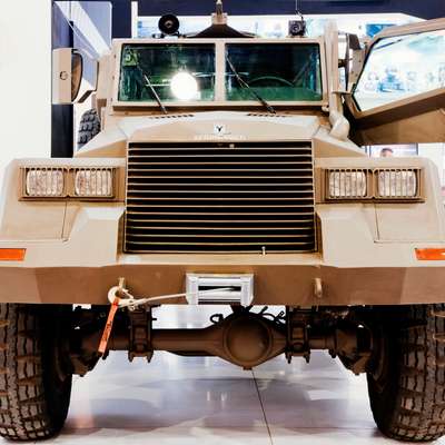 The South African Springbuck armoured vehicle