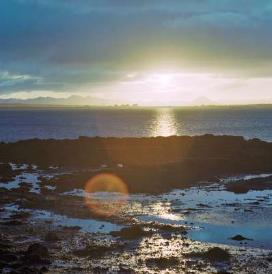 The view from Björk’s house in Reykjavik