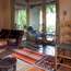 Living room with Mexican rug