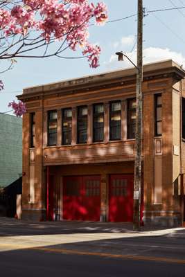 Exterior of The Firehouse Hotel