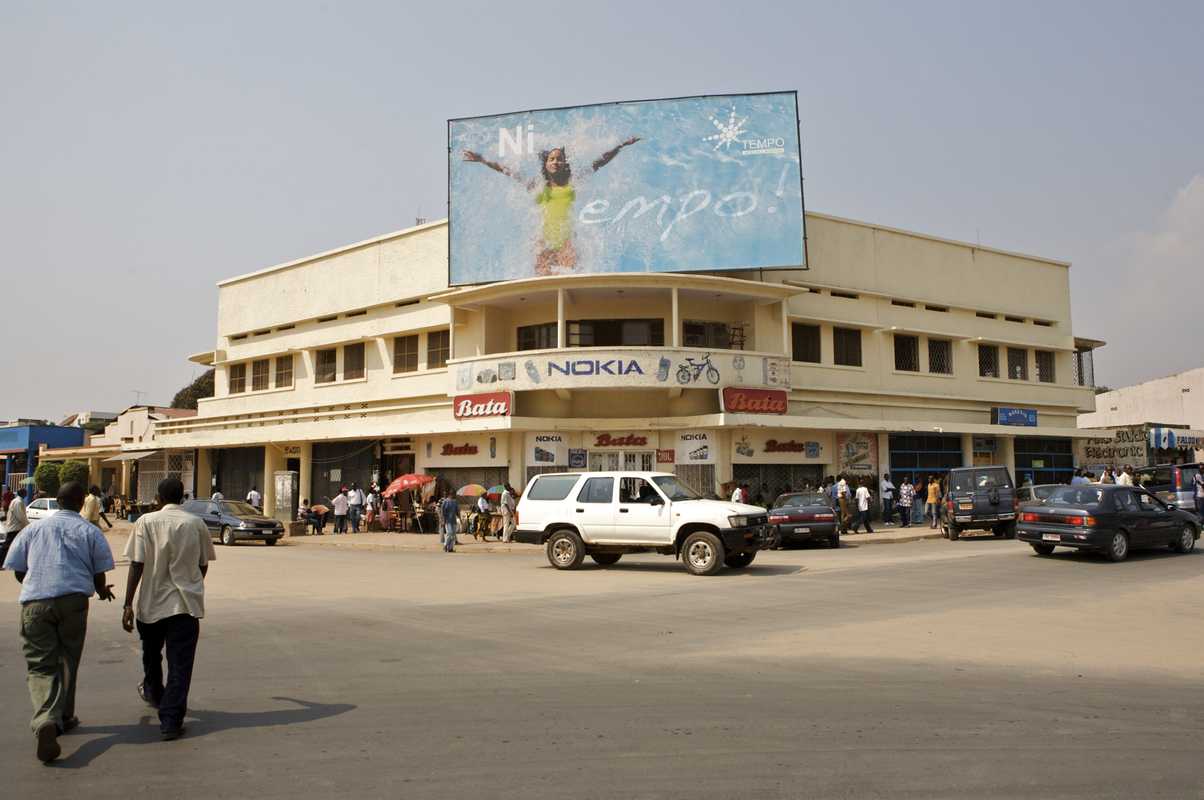 Advertising in Bujumbura city centre