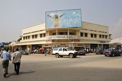 Advertising in Bujumbura city centre