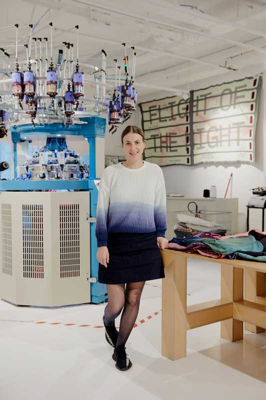 Senior knit engineer Annemarie Reedijk