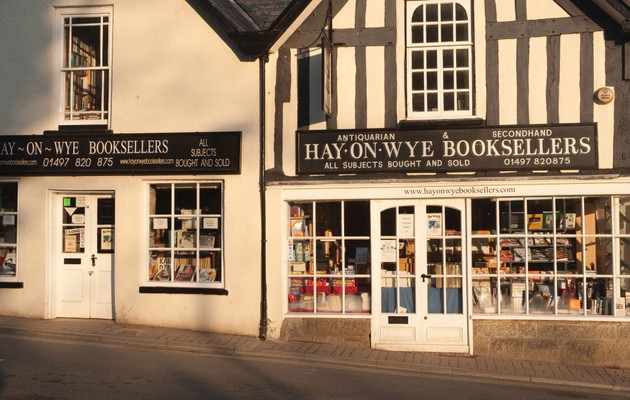 One of the small town’s many antiquarian booksellers