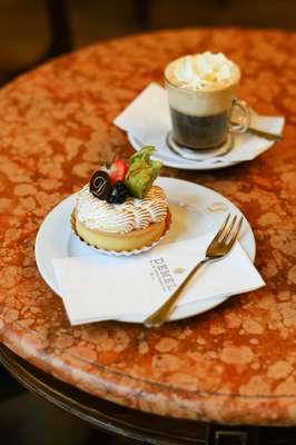 Lemon tart at Demel 