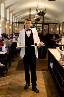Waiter at Café Museum