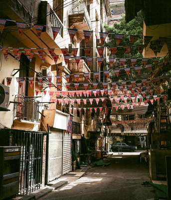 Festive flags for Ramadan