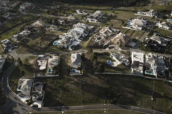 Aerial view of Tambore 2, where houses cost around €370 a sq m