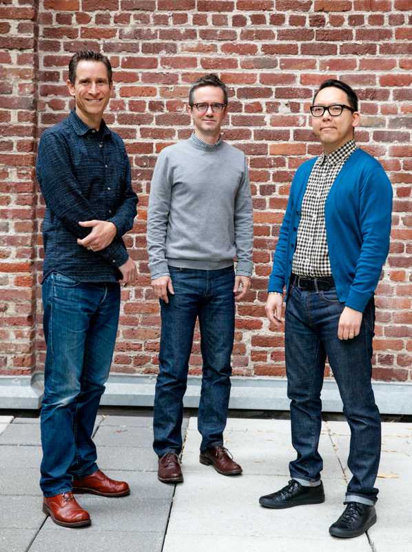 Publisher Ghas Edwards, Douglas McGray and Leo Jung of 'The California Sunday Magazine'