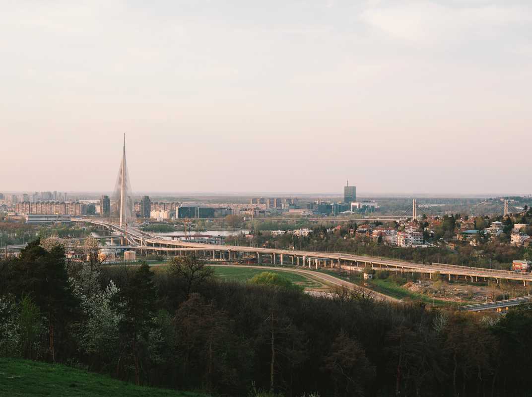 Ada Bridge, opened in 2012, is a signifier of Belgrade’s development