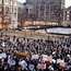 Protest at Columbia University in New York against Trump’s executive order banning refugees from entering the US