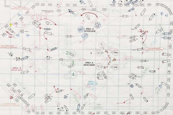 Floorpan of the studio