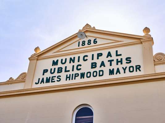 Façade of Spring Hill Baths