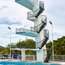 Centenary Pool’s 10-metre diving board
