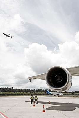 Changi Airport runway