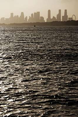 The Marina Bay skyline