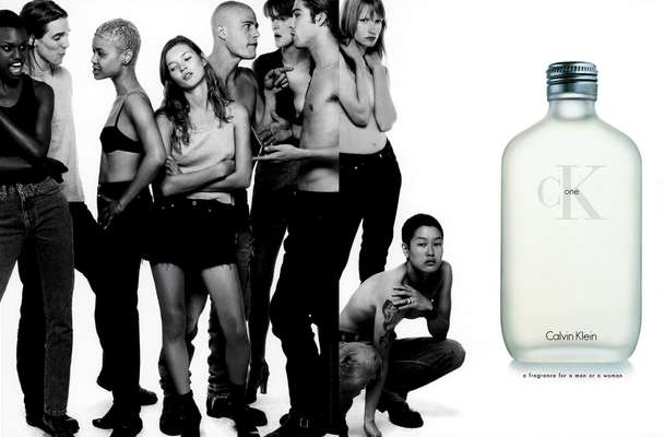 CK one fragrance campaign, 1994, photo by Steven Meisel