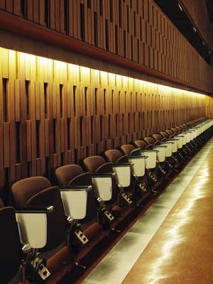 Conference hall bucket seats