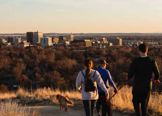 City hiking 