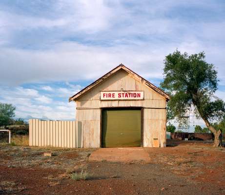 Fire station in Cue