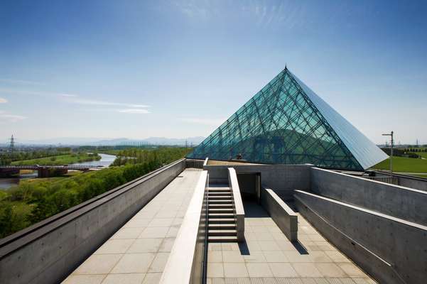 Glass Pyramid in Moerenuma Park