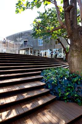 Spacious outdoor deck 