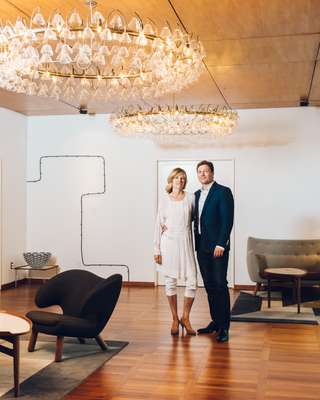 Danish ambassador Lars Gert Lose and his wife Ulla Rønberg