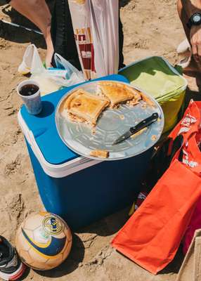 Tuna empanada makes for a popular afternoon snack