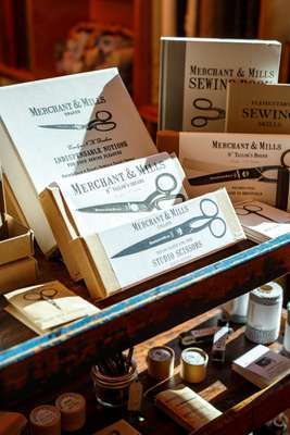 Sheffield-steel tailoring scissors for sale in Josephine’s Dry Goods, Portland