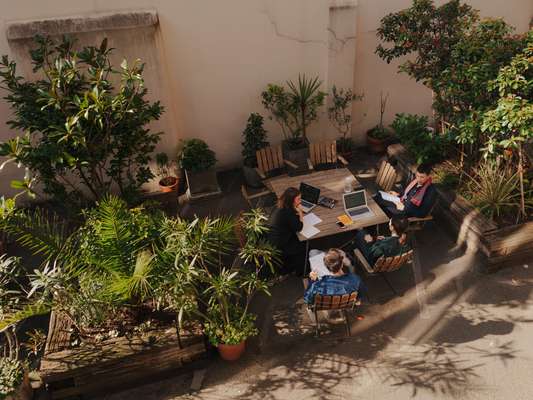 Fresh air helping staff to focus 