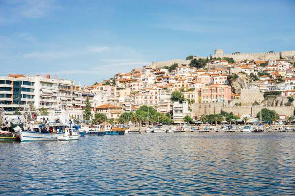 View to Kavala’s old town 