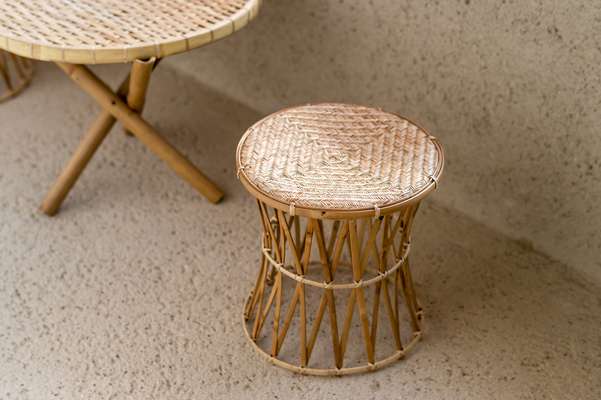 Handcrafted stool 