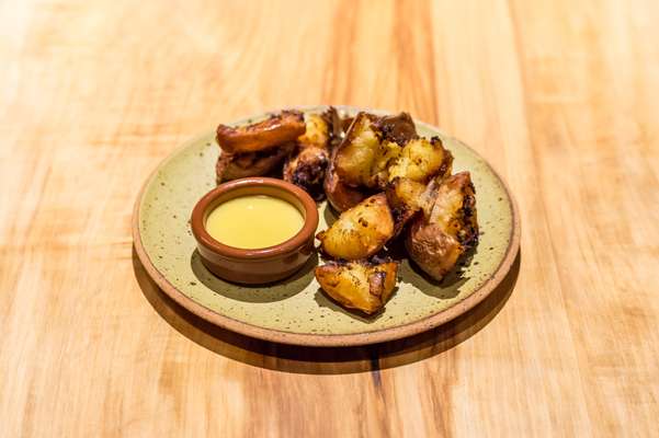 Fried potatoes with citrus mayonnaise 