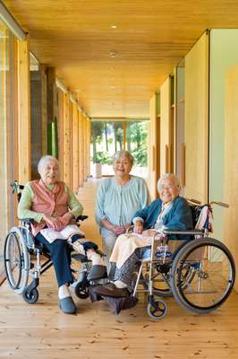 Residents: Iku Hatakeda, Hatsuko Kino and Mie Tanikawa 