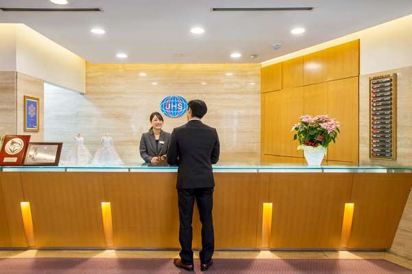 Japan Hotel School front desk