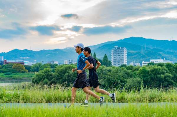 Running by the Oota River