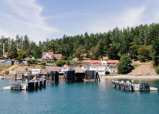 Orcas Island ferry dock 